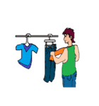 働く男性シリーズ：ヤングマン JW（個別スタンプ：30）