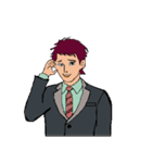 働く男性シリーズ：ヤングマン JW（個別スタンプ：38）