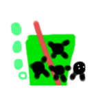 ブラックタピオカ君（個別スタンプ：2）