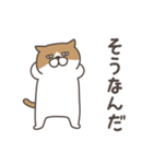 お返事をするねこ（個別スタンプ：17）