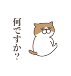 お返事をするねこ（個別スタンプ：22）