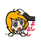 表情豊かでリアクション大きめの女の子7（個別スタンプ：6）