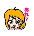 表情豊かでリアクション大きめの女の子7（個別スタンプ：35）