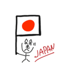 へのへのもへじ English（個別スタンプ：7）