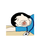 毎日疲れるサラリーマンの一日（個別スタンプ：3）