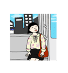 毎日疲れるサラリーマンの一日（個別スタンプ：6）