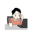 毎日疲れるサラリーマンの一日（個別スタンプ：13）