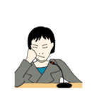 毎日疲れるサラリーマンの一日（個別スタンプ：16）