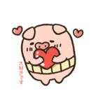 Piggy  Heart（個別スタンプ：1）