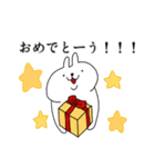 実はうさぎスタンプ《2》（個別スタンプ：6）