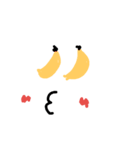 果物、顔文字（個別スタンプ：3）