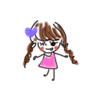 らくがき❤︎❤︎（個別スタンプ：4）