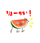 フルーツ擬人化スタンプ（個別スタンプ：3）