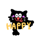黒キャッツのクロくん（個別スタンプ：7）
