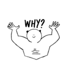 パンダ寄りのマッチョ②（個別スタンプ：4）