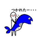 魚と中の人（個別スタンプ：5）