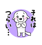 大きな白い犬 ピレネー犬5【共感】（個別スタンプ：16）