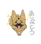 黒マズルの雑種犬 クロハナさん（個別スタンプ：10）