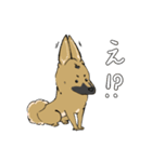 黒マズルの雑種犬 クロハナさん（個別スタンプ：14）