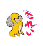犬のメッセージ スタンプ（個別スタンプ：1）