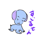 犬のメッセージ スタンプ（個別スタンプ：24）
