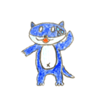 カワウソの「アオくん」（個別スタンプ：6）
