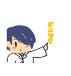 優しいお医者さんと可愛い動物の助手（個別スタンプ：3）