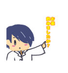 優しいお医者さんと可愛い動物の助手（個別スタンプ：12）