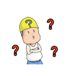 ヘルメットよし男2（個別スタンプ：3）