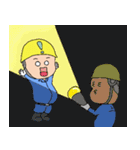 ヘルメットよし男2（個別スタンプ：14）