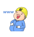 ヘルメットよし男2（個別スタンプ：21）