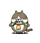 動く 擦れねこ4（キジトラ）（個別スタンプ：8）