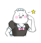ときおりメイドなくまごろう（個別スタンプ：3）
