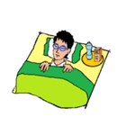 働く男性シリーズ：グラス グリーン JW（個別スタンプ：16）