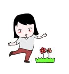 情緒不安定な女（個別スタンプ：20）