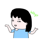 情緒不安定な女（個別スタンプ：21）