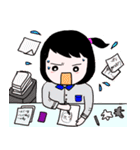 情緒不安定な女（個別スタンプ：23）