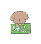 敬語もこもこトイプードル【ぽこ】（個別スタンプ：17）