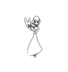 全力兎さん1（個別スタンプ：18）