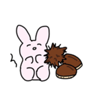 秋のたぴうさちゃん（個別スタンプ：22）