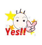 毛が三本（個別スタンプ：3）
