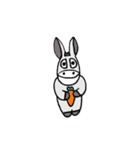 【日常会話】ロバのバロくん（個別スタンプ：4）