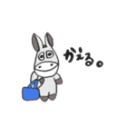 【日常会話】ロバのバロくん（個別スタンプ：18）