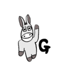 【日常会話】ロバのバロくん（個別スタンプ：37）