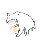 ゆるいどうぶつぶつぶつ（個別スタンプ：1）
