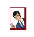 働く男性シリーズ：ミドル JW（個別スタンプ：2）