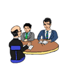 働く男性シリーズ：ミドル JW（個別スタンプ：40）