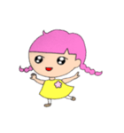 みつあみ さくらちゃん（個別スタンプ：1）