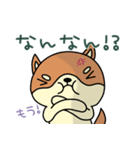 関西弁柴犬のゆるーいスタンプ（個別スタンプ：3）