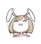 ウサギのエミ（個別スタンプ：3）